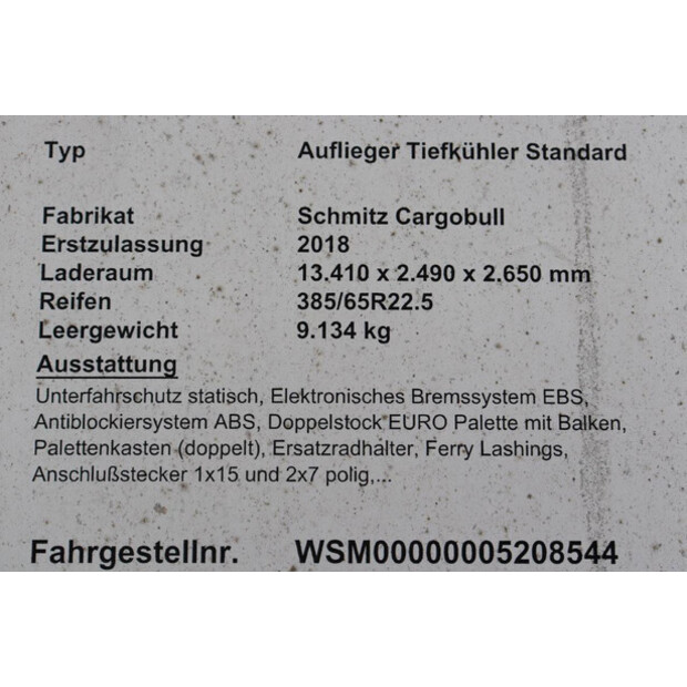 2018 Schmitz Cargobull SCB*S3B-43373636