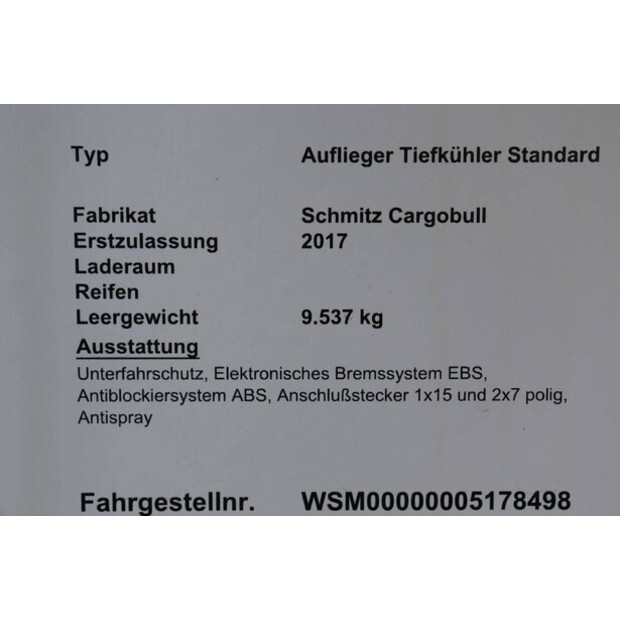 2017 Schmitz Cargobull SCB*S3B-43373868