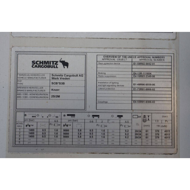2017 Schmitz Cargobull SCB*S3B-43373870