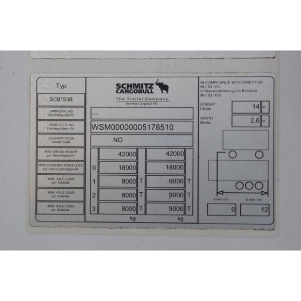 2017 Schmitz Cargobull SCB*S3B-43373933