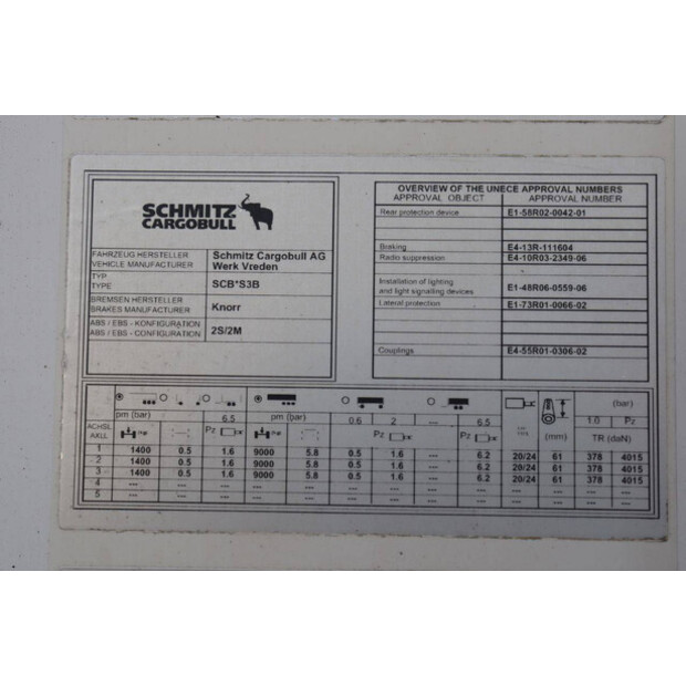 2017 Schmitz Cargobull SCB*S3B-43373934