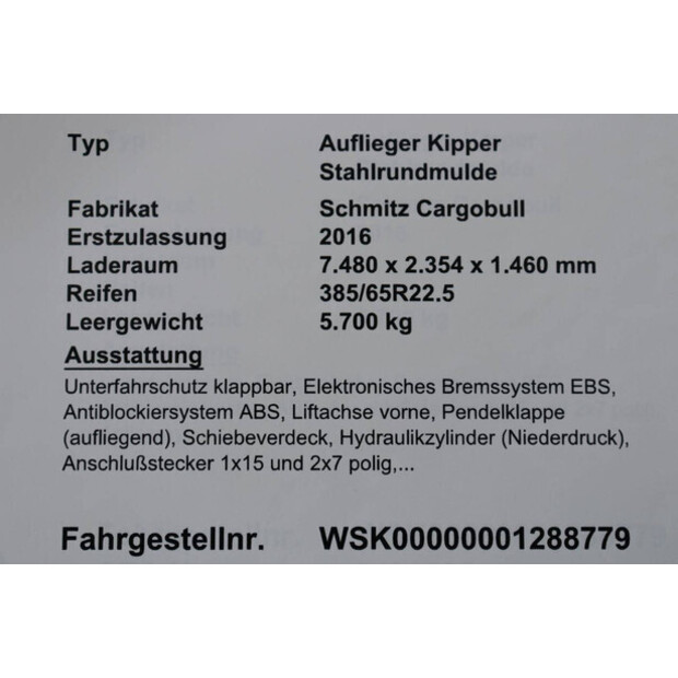 2016 Schmitz Cargobull SGF*S3-43374153