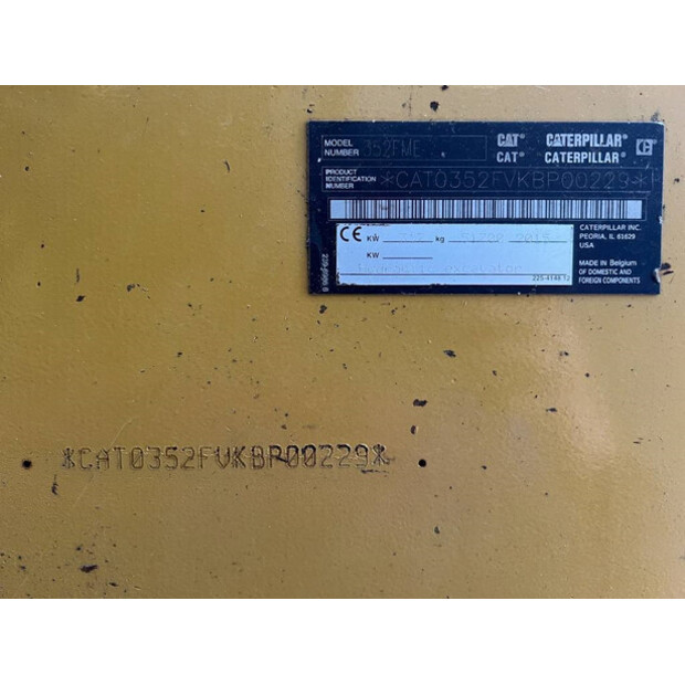 2015 Caterpillar 352FL-43409810