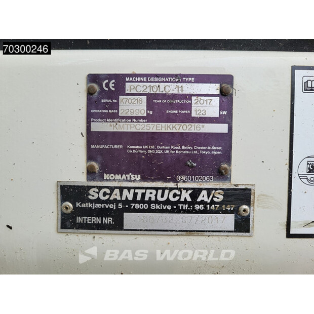 2017 Komatsu PC210LC-10-43415785