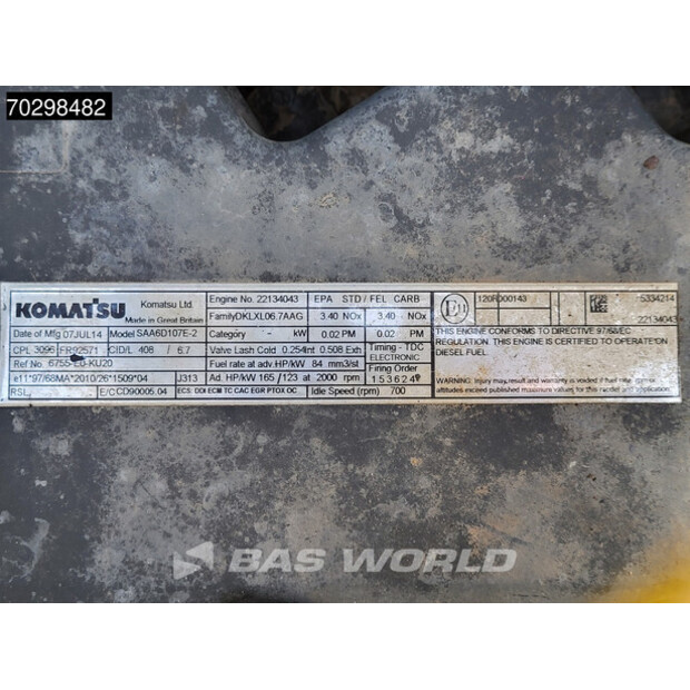 2016 كوماتسو PC210LC-10-43415808