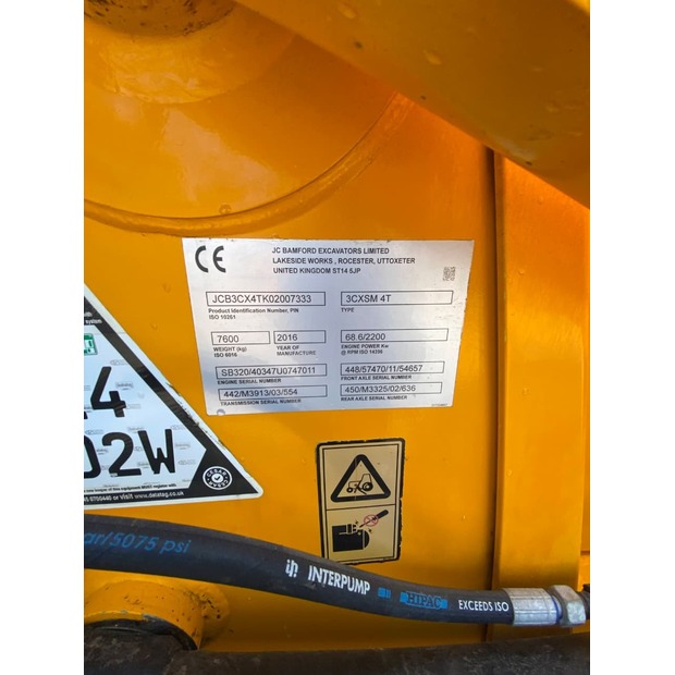 2016 جيه سي بي 3CX-43440086