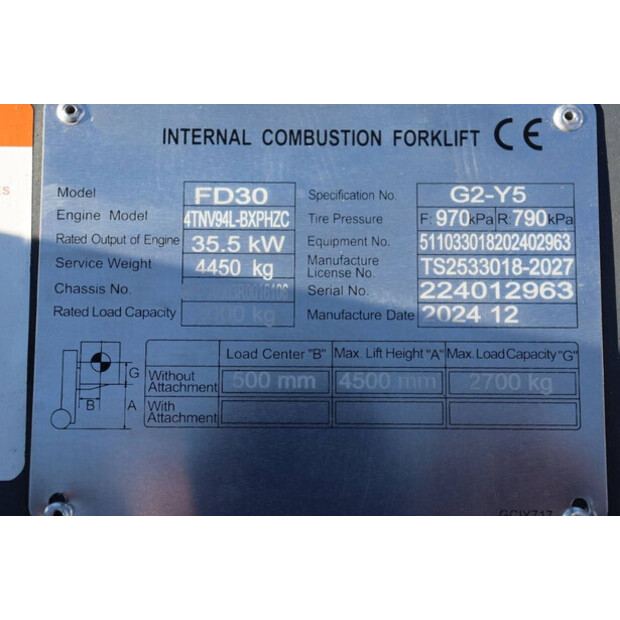 2024 YANMAR FD30-43441275