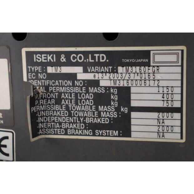 2010 Iseki TM3160-43441458