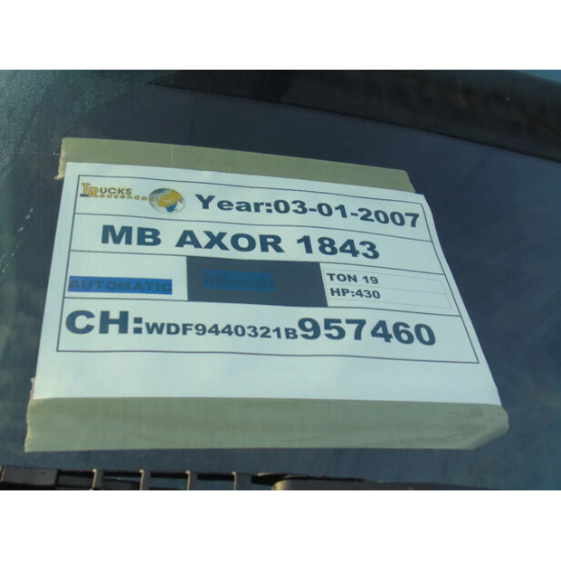 2006 مرسيدس بنز Axor 1843-43456458