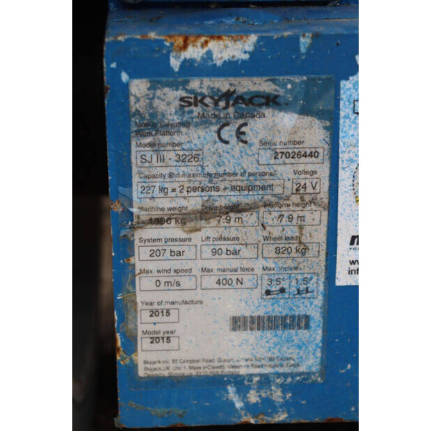 2015 سكايجاك SJIII 3226-43461627