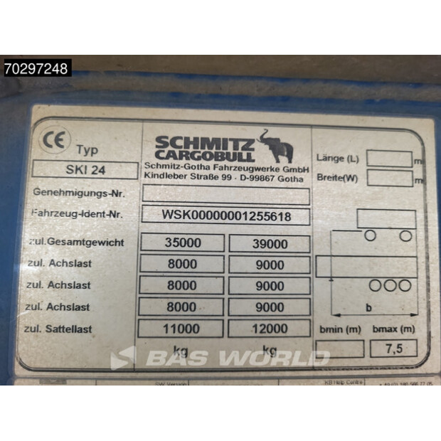 2011 Schmitz Cargobull SKI 24-43461913