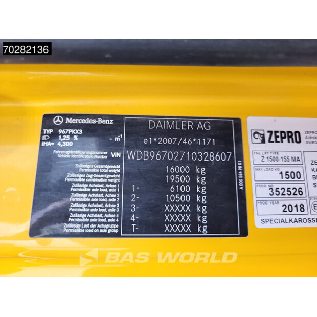 2018 مرسيدس بنز Atego 1524-43462844