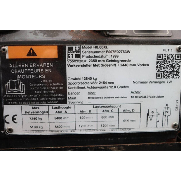 1999 هايستر H8.00XL-43462854