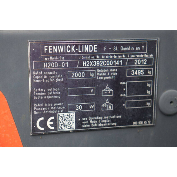 2012 Linde H20D-01-43463823