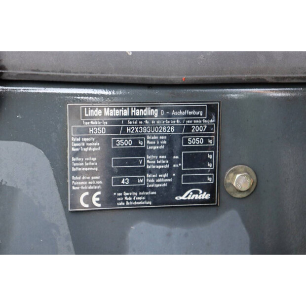 2007 Linde H35D-43463898