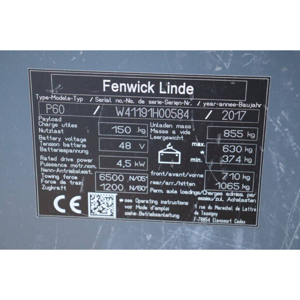 2017 Linde P60-43466675