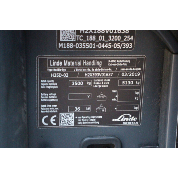 2019 Linde H35D-02-43466801