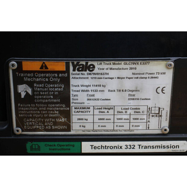 2010 Yale GLC70VX-43467036