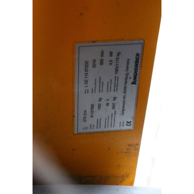 2016 Jungheinrich ETV 214-43467384