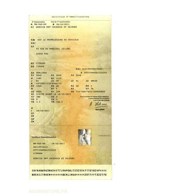 2011 سيتروين BERLINGO-43481804