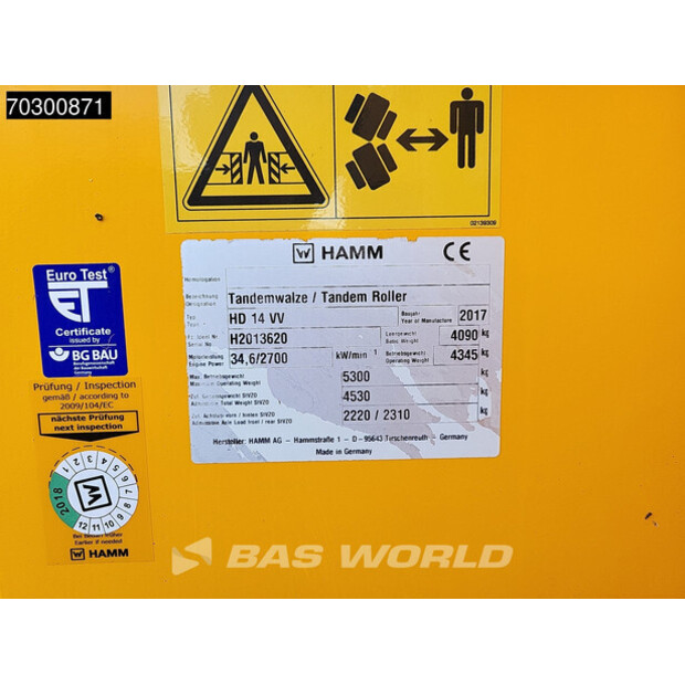 2017 HAMM HD14VV-43483418