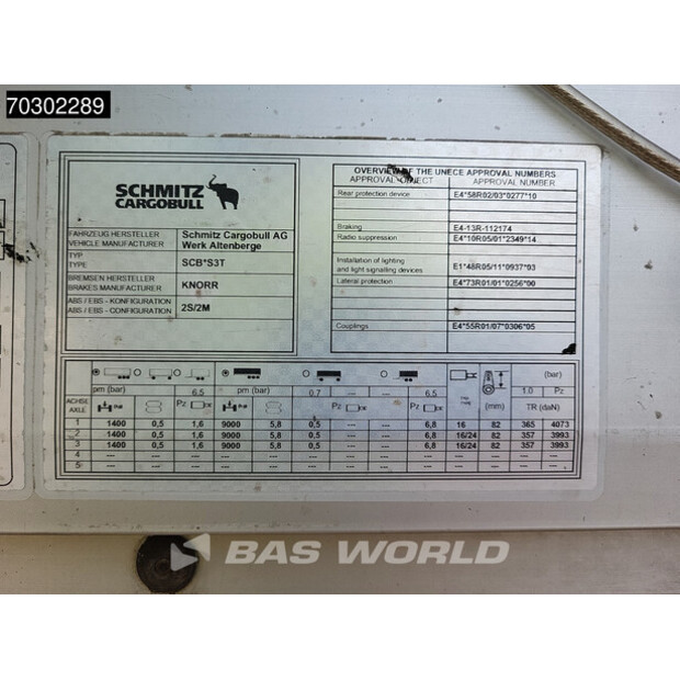 2019 Schmitz Cargobull SCB*S3T-43485398