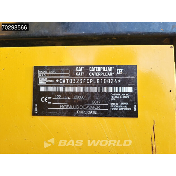 2017 كاتربيلر 323FL-43485447