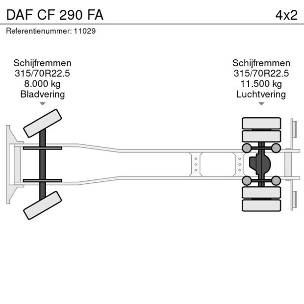 2014 DAF CF 290 FA-43486005