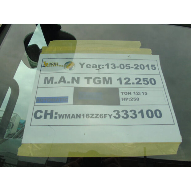 2015 MAN TGM 12.250-43486351