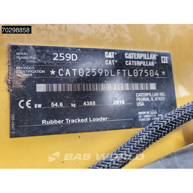 2016 Caterpillar 259 D-43487394