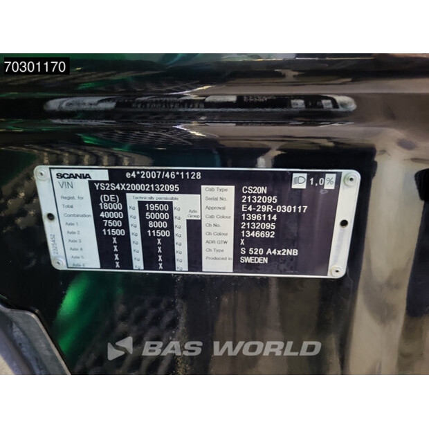 2017 Scania S520-43487609