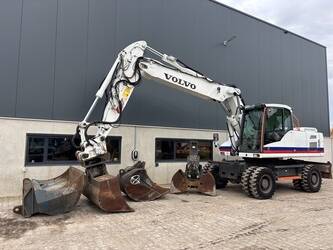 Image for WHEELED EXCAVATORS 2016 Volvo EW210D