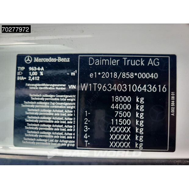 2022 مرسيدس بنز ACTROS 1851-43503838