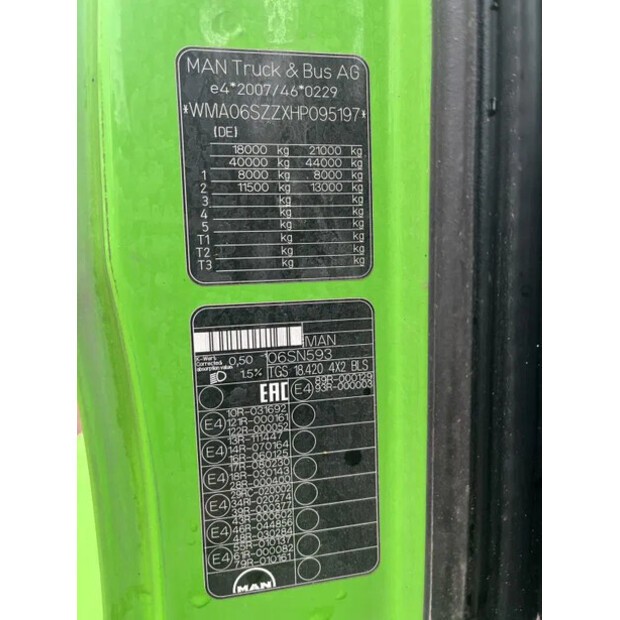 2017 MAN TGS 18.420 EURO 6-43511744