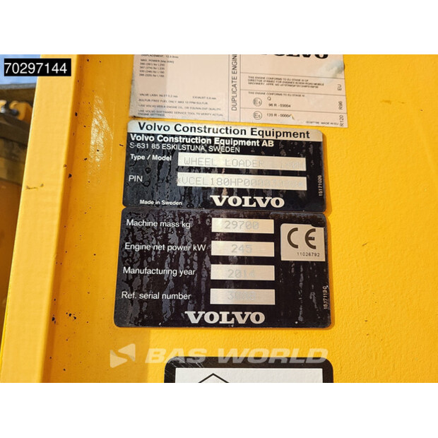 2014 Volvo L180H-43512830