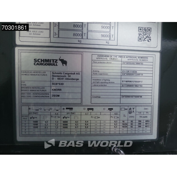 2021 Schmitz Cargobull SCB*S3D-43514541