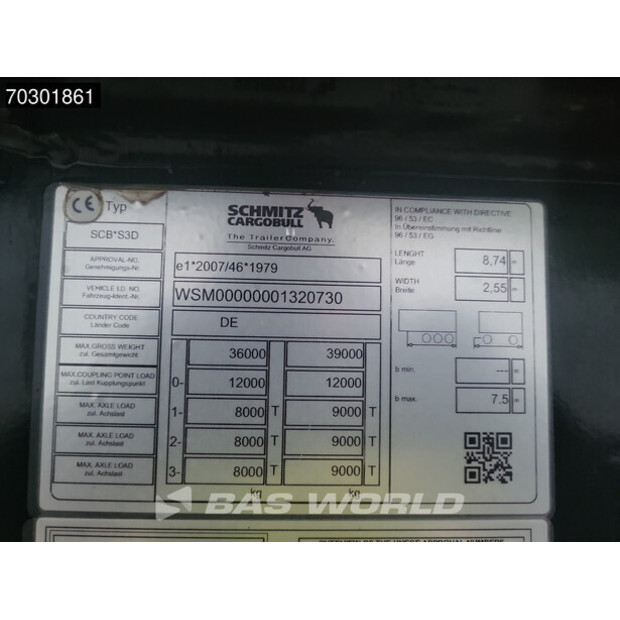 2021 Schmitz Cargobull SCB*S3D-43514542