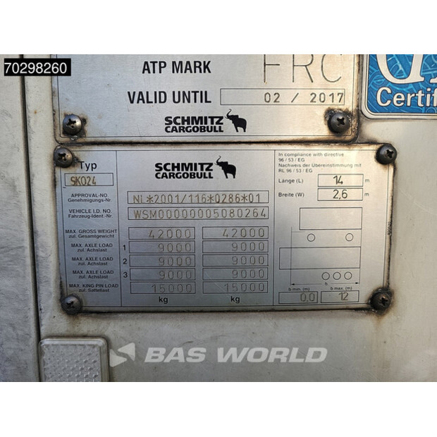 2011 Schmitz Cargobull Carrier Vector 1550-43514779