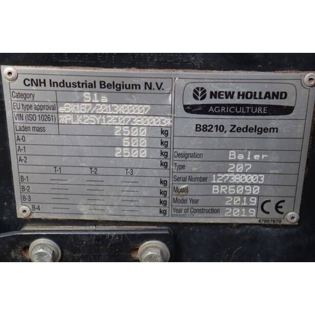 2019 New Holland BR6090-43515383
