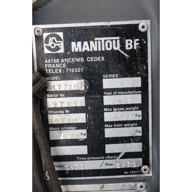 1992 Manitou MLT725-43515806