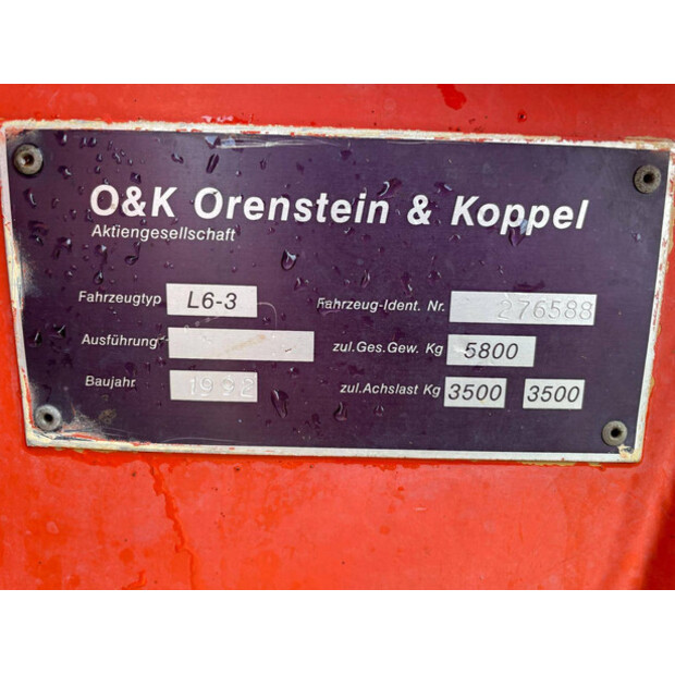 1992 O & K L6-43515937