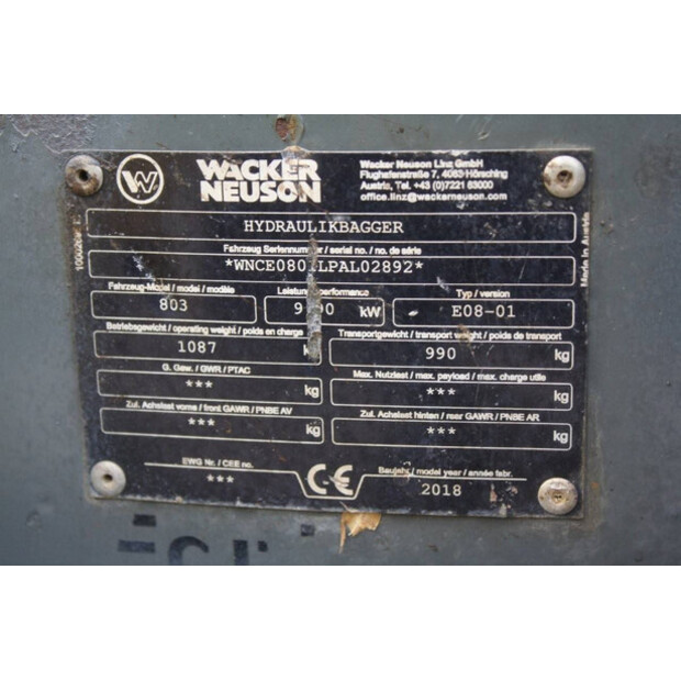 2018 Neuson 803-43516517