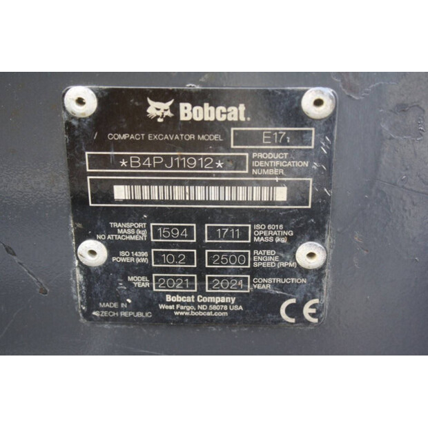 2021 BOBCAT E17-43516532