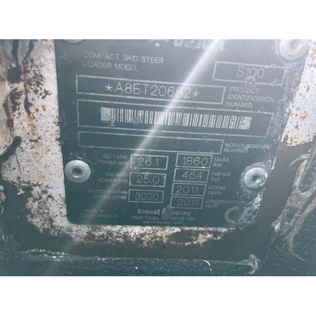 2011 BOBCAT S100-43516807