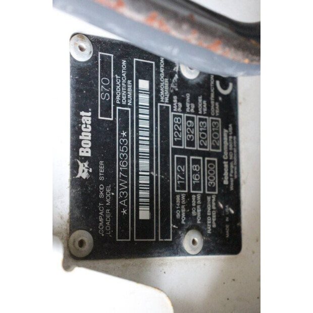 2013 بوبكات S70-43519006