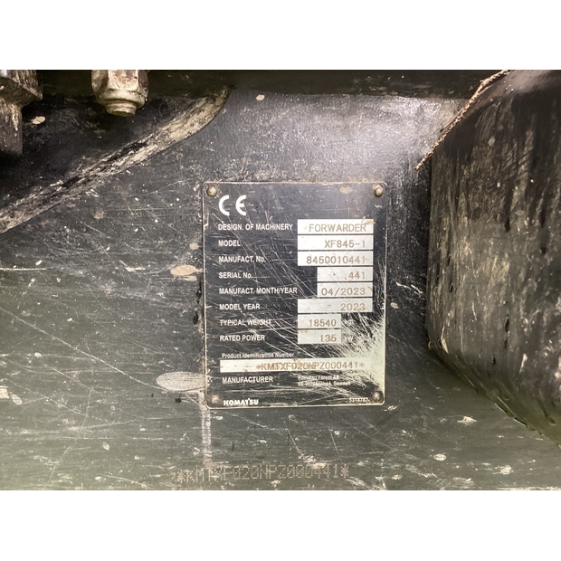 2023 كوماتسو 845-43586506