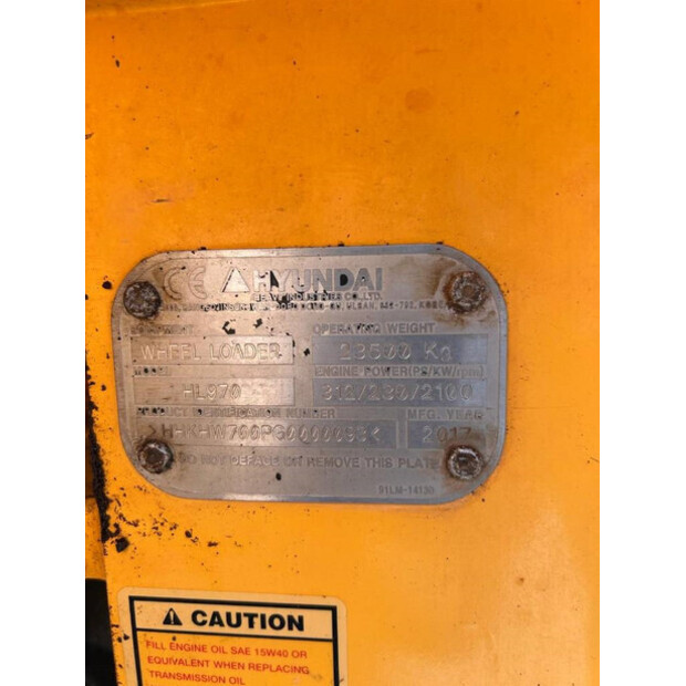 2017 Hyundai HL970-43597083