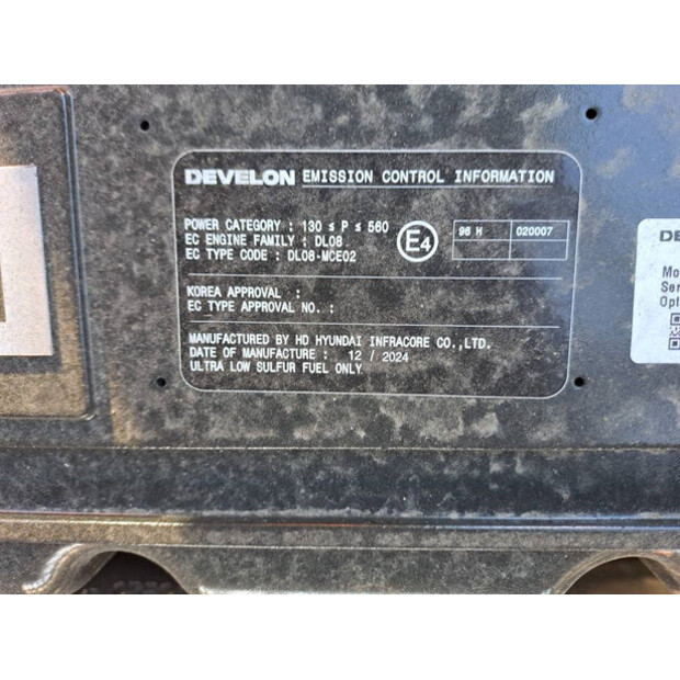 2025 Develon DX300LC-7M-43598810