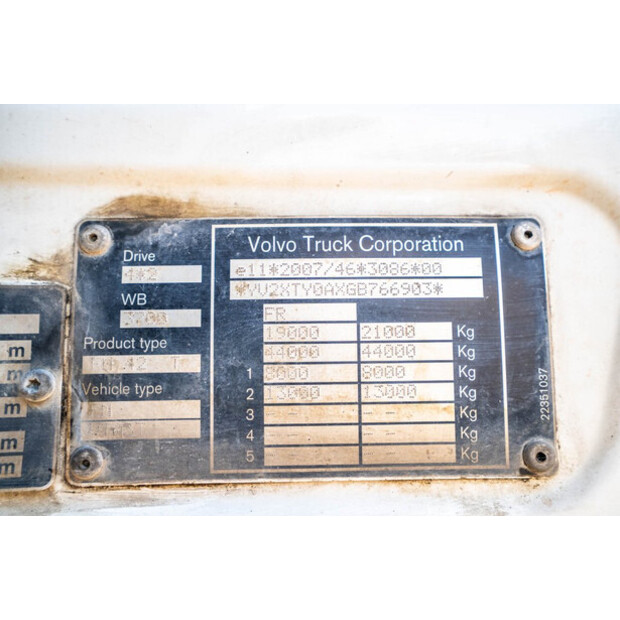 2016 Volvo FMX 460-43603436
