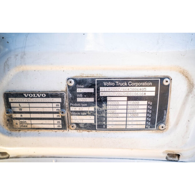 2017 Volvo FMX 460-43603515